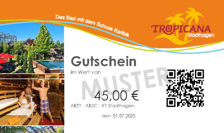 Wertgutschein 45,00 €